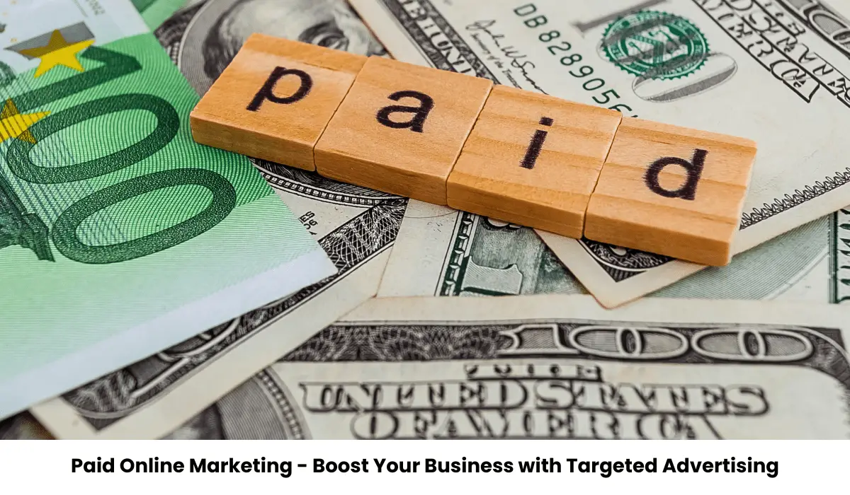 Paid Online Marketing - Boost Your Business with Targeted Advertising